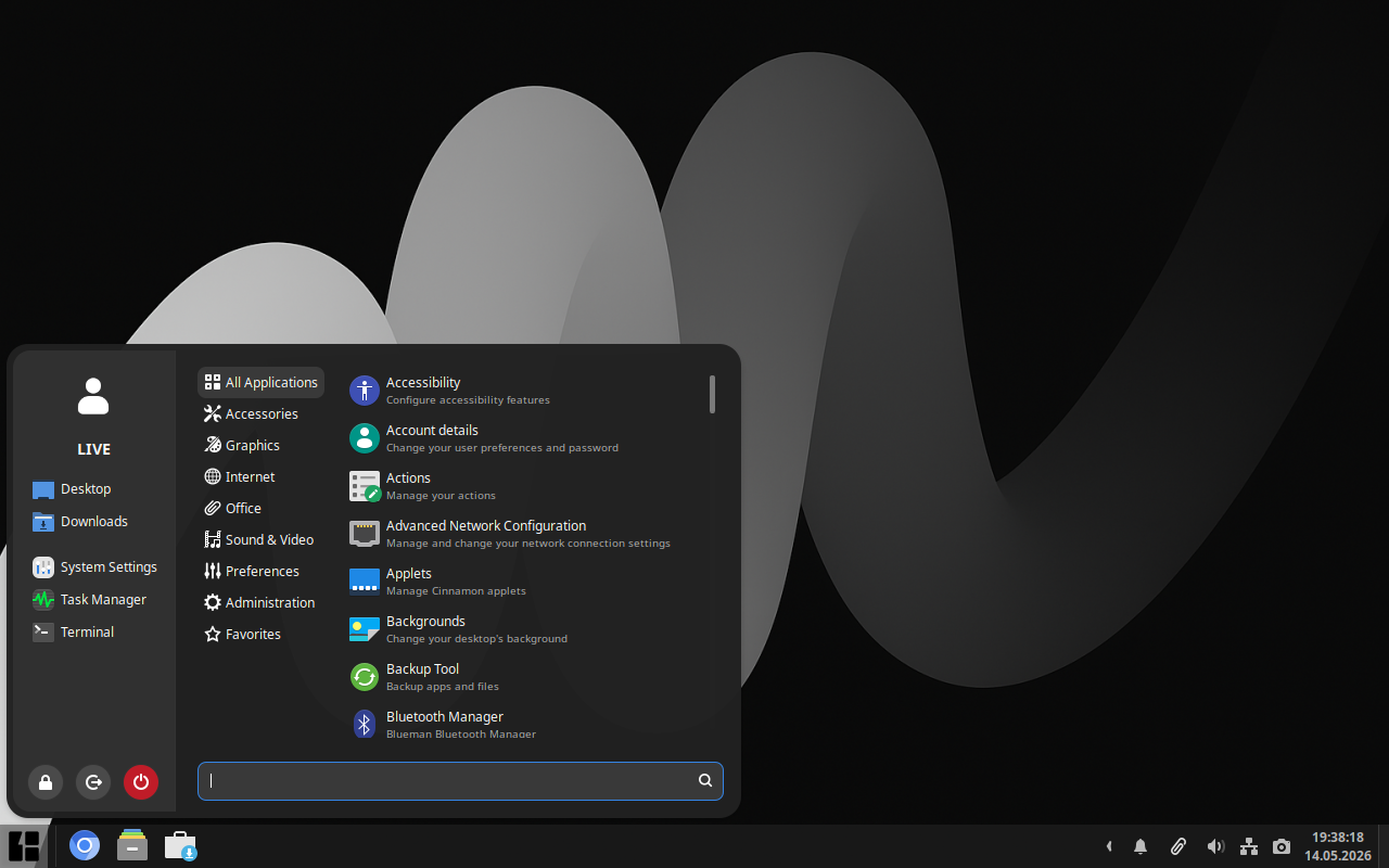 Cinnamon Desktop Environment